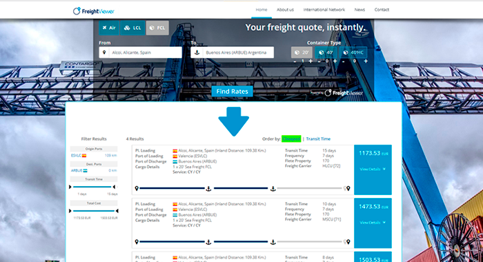 FreightViewer: Online Quoting Platform
